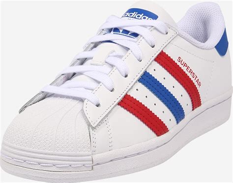 adidas superstar blau rote streifen|adidas superstar.